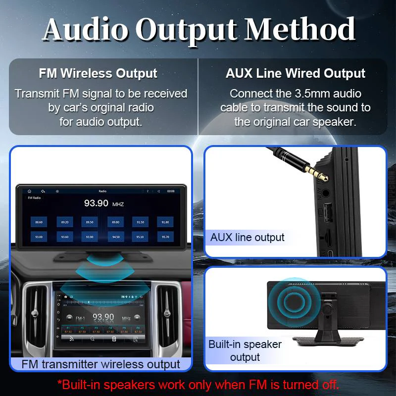 Touch Screen Car Stereo with Bluetooth and Backup Camera - Image 4