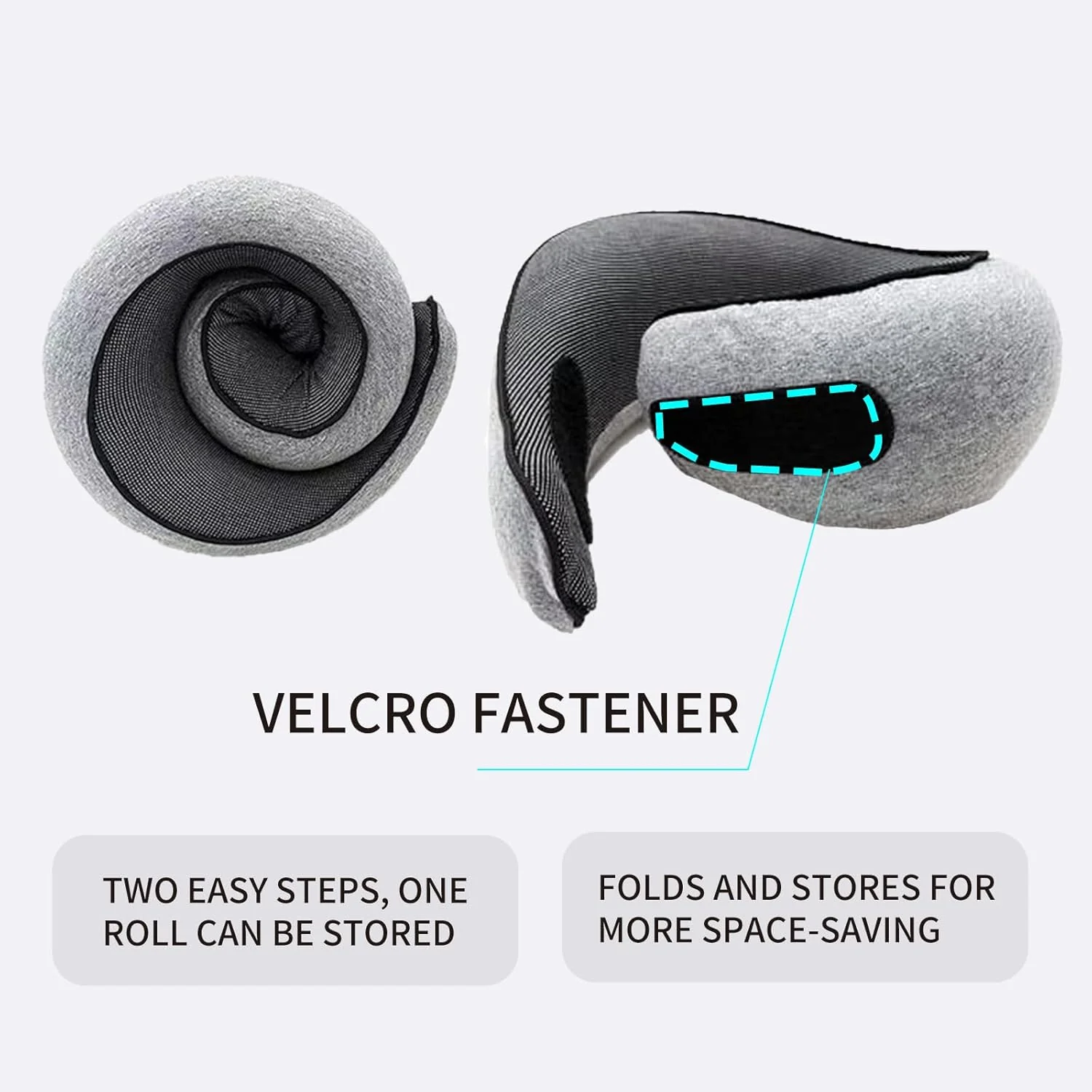 Ergonomic Travel Neck Pillow – Memory Foam Support for Airplane & Car - Image 4