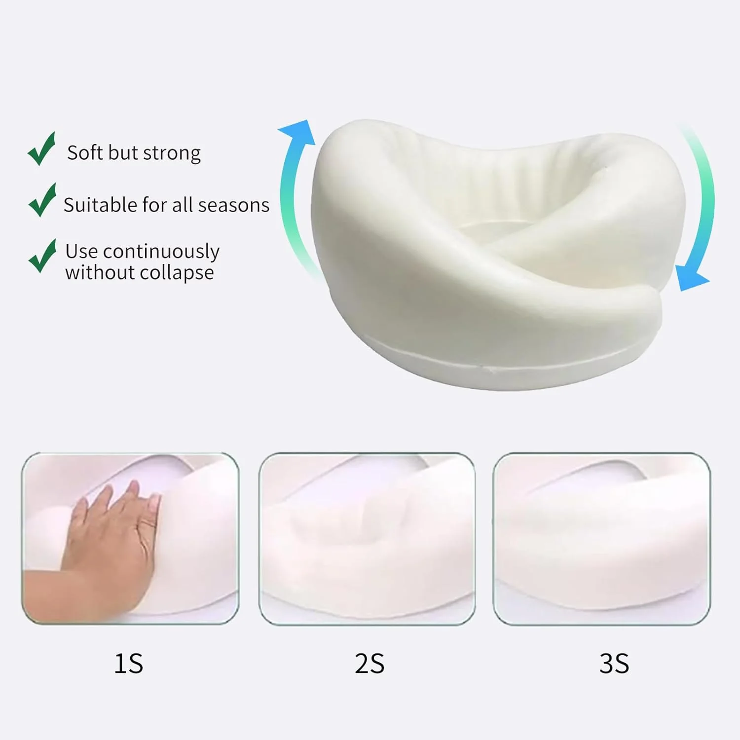 Ergonomic Travel Neck Pillow – Memory Foam Support for Airplane & Car - Image 5