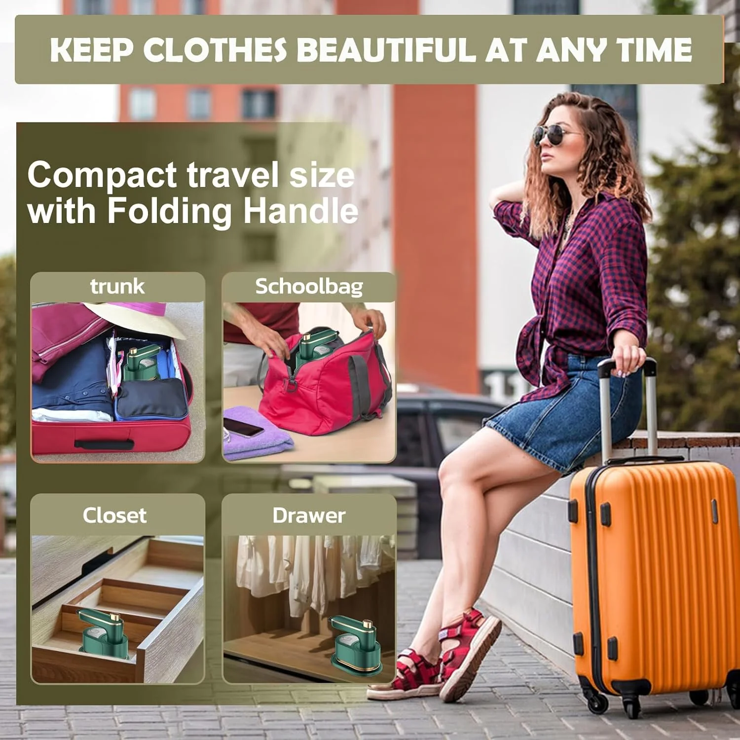 Mini Travel Steam Iron For Clothes - Image 5