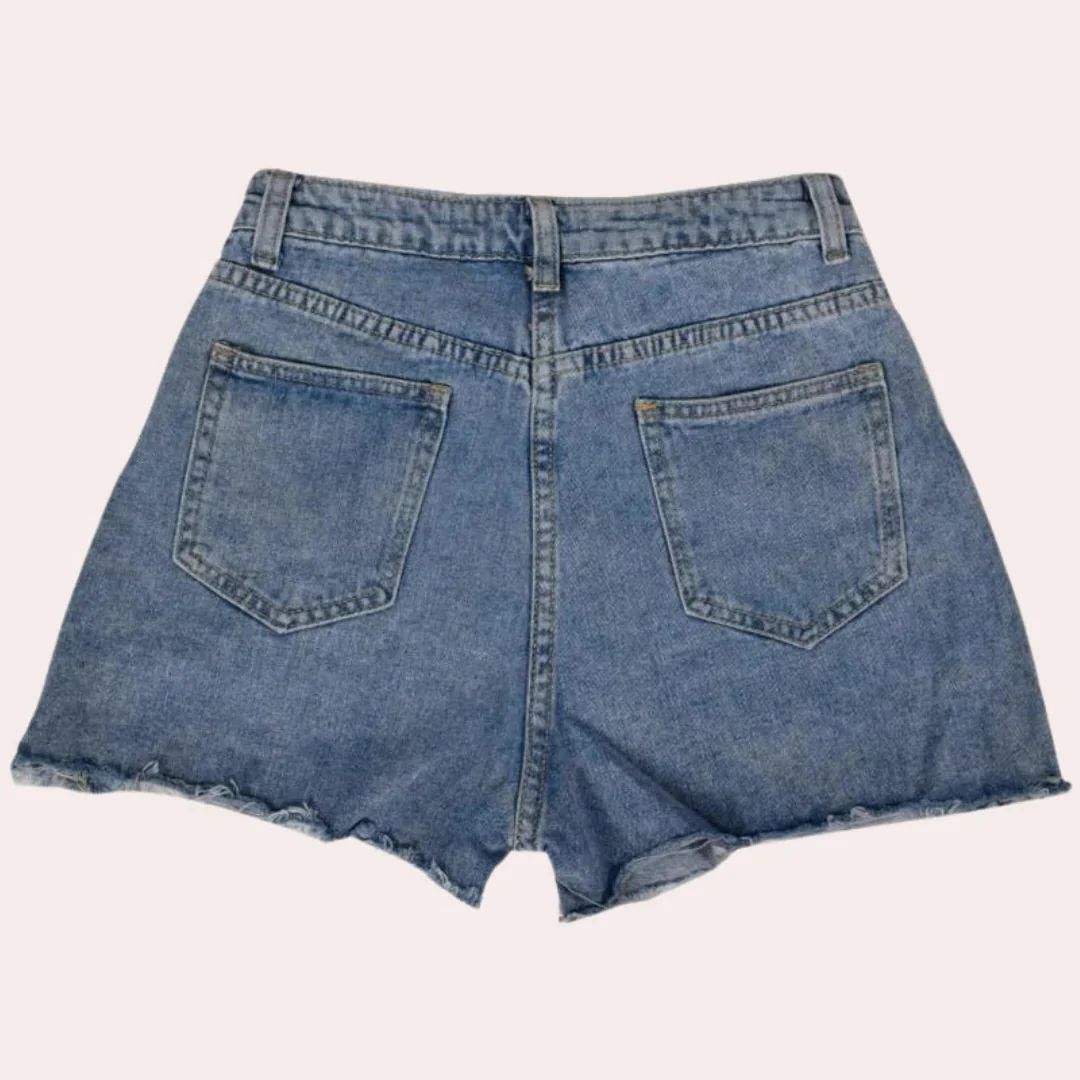 Trendy Denim Shorts for Women - Image 5