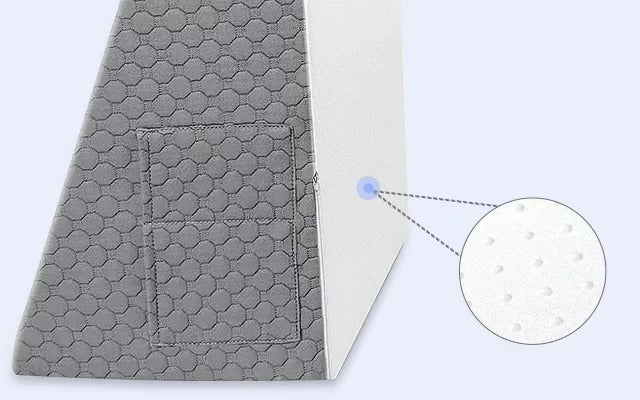 Triangle Memory Foam Wedge Pillow for Sleeping - Image 8