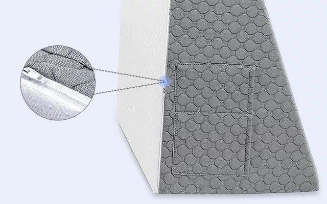 Triangle Memory Foam Wedge Pillow for Sleeping - Image 9