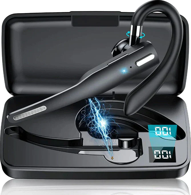 Trucker Dual Mic Wireless Bluetooth 5.1 Noise Cancelling Headset/Earpiece - Image 7