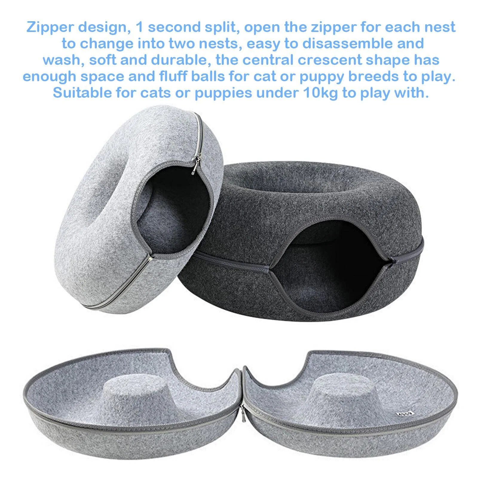 Tunnel Interactive Cat Bed - Image 6