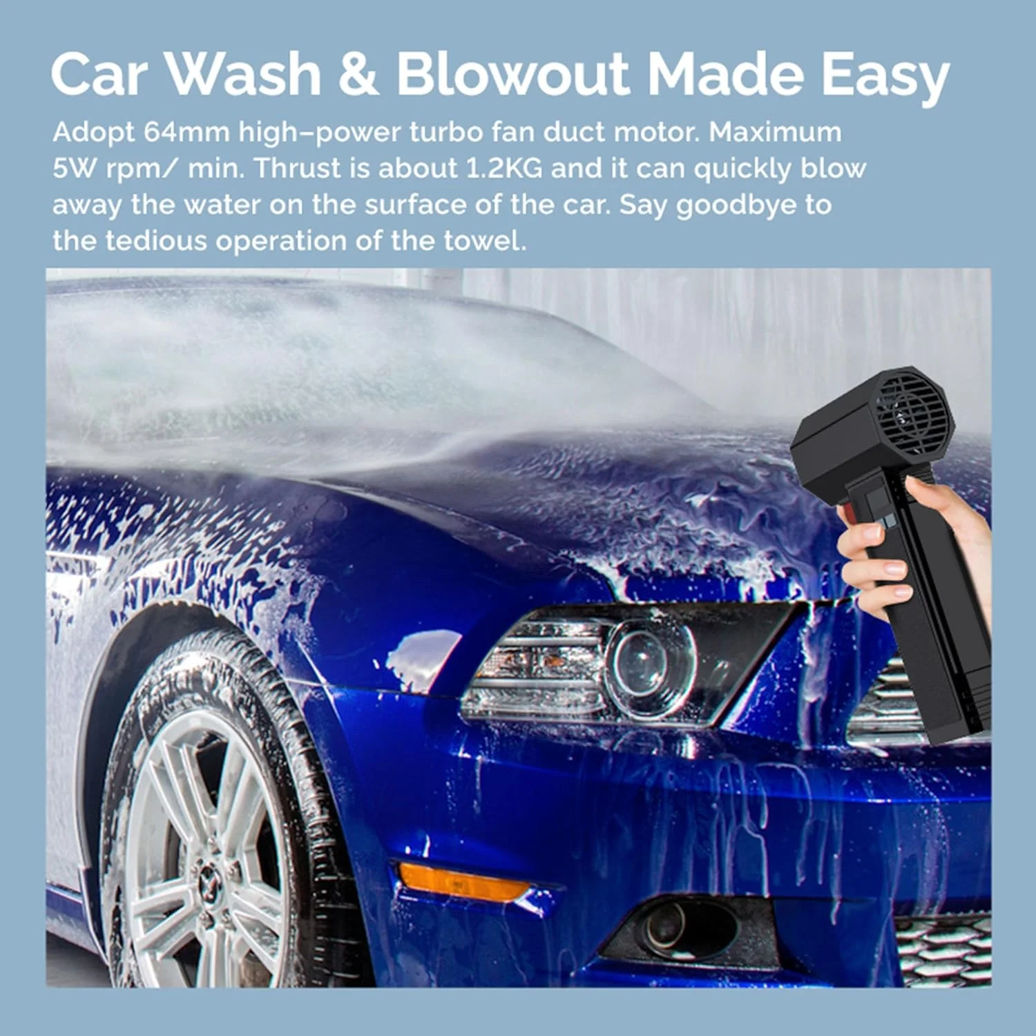 Turbo Clean Cordless Air Blower - Image 2