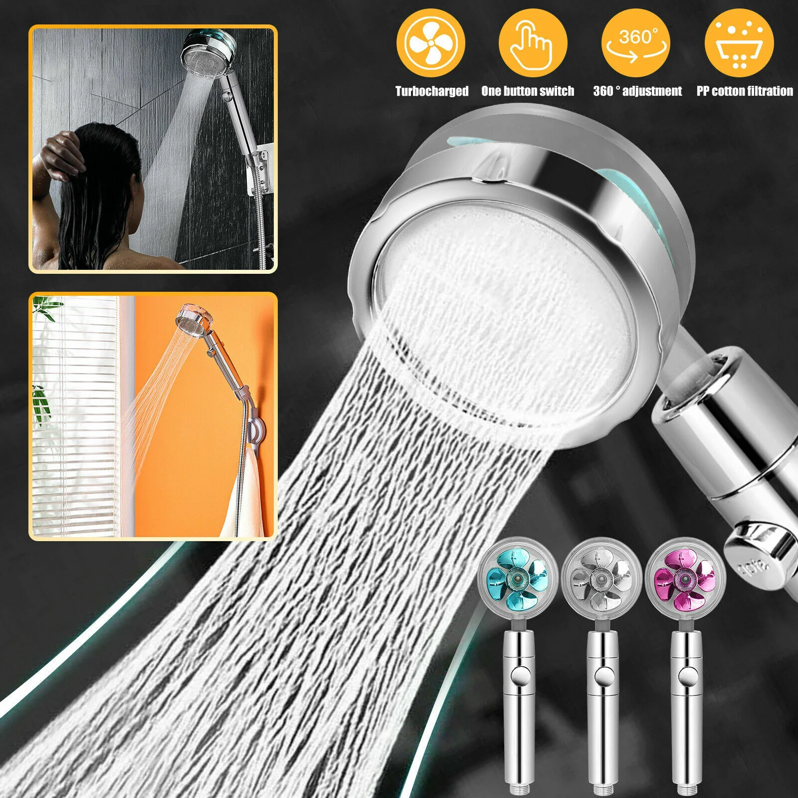 Turbo Propeller Shower Head - Image 2
