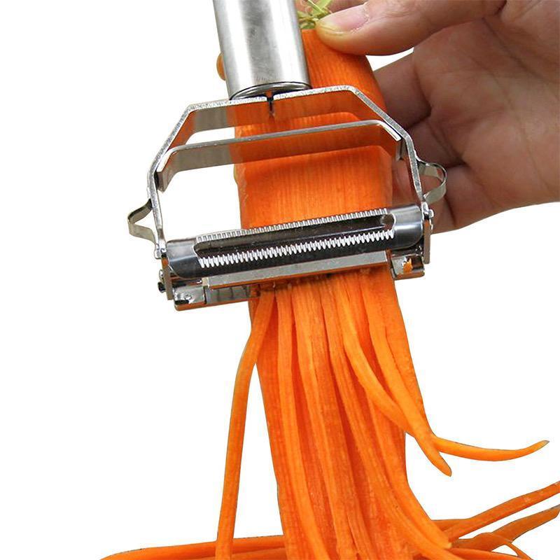Ultra-sharp stainless steel multifunction vegetable peeler - Image 3