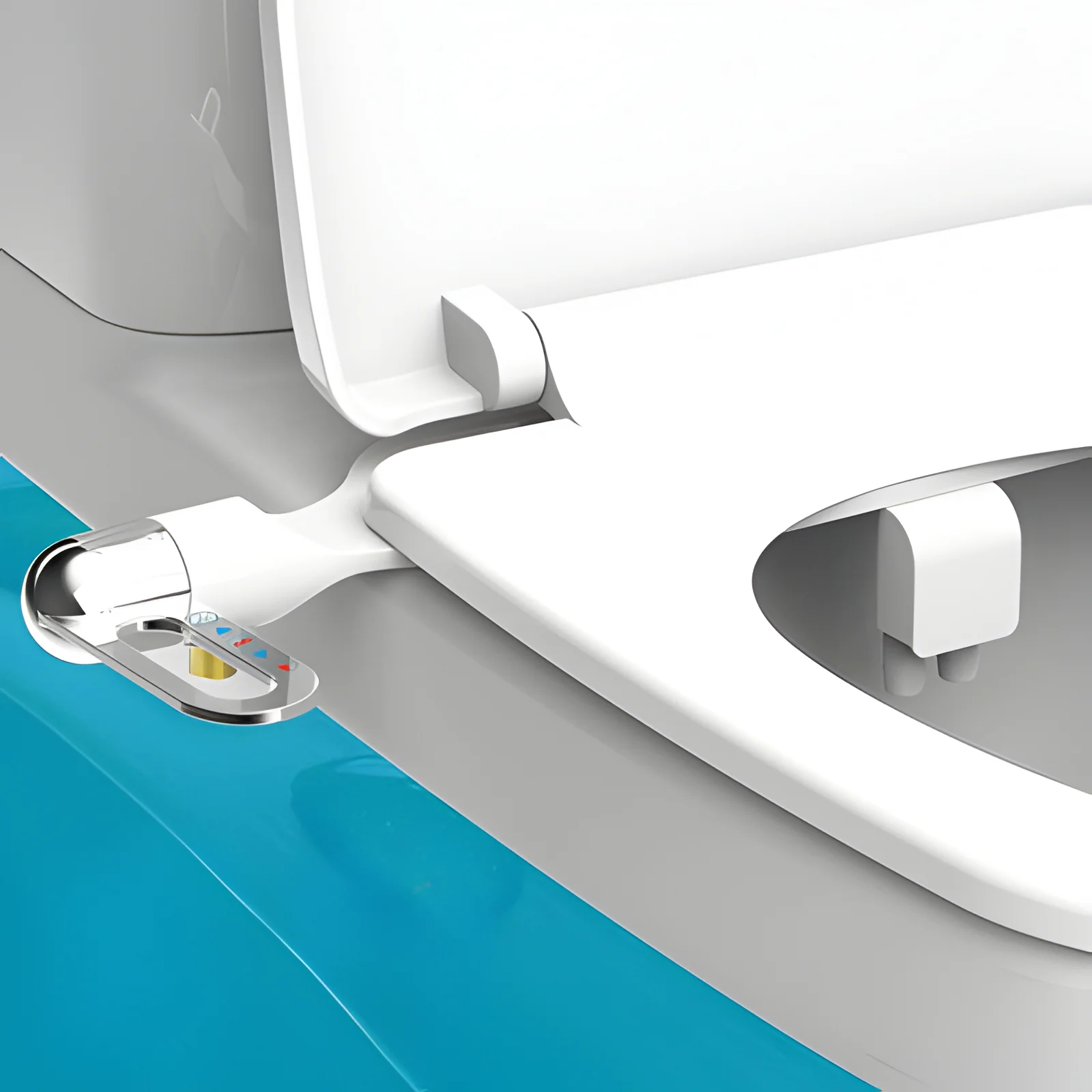 Ultra-Thin Bidet Attachment for Toilet