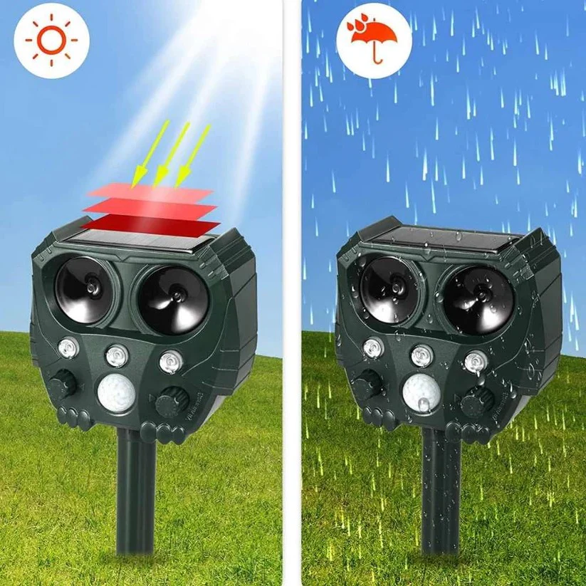 Ultrasonic Cat Repellent Ultrasound and Noise Sonar Repellent Deterrent for Cat, Fox, Rat, Squirrel and Dog - Image 9