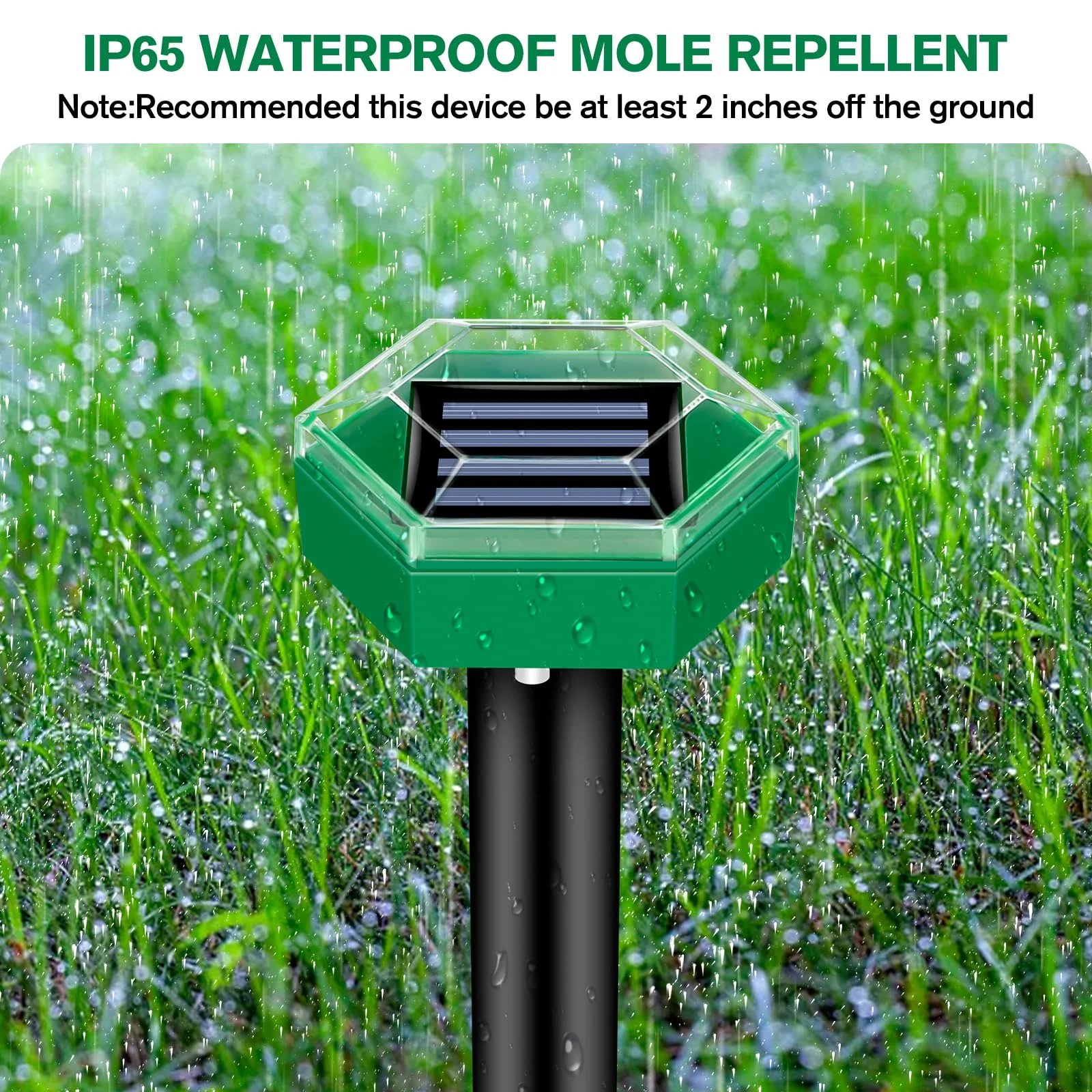 Ultrasonic Mole Repellent 4-Pack - Image 3