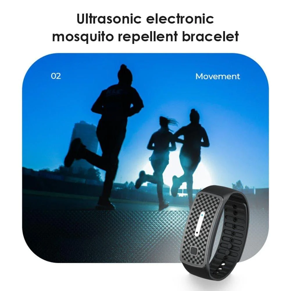 Ultrasonic Mosquito Repellent Bracelet - USB Charging - Image 11