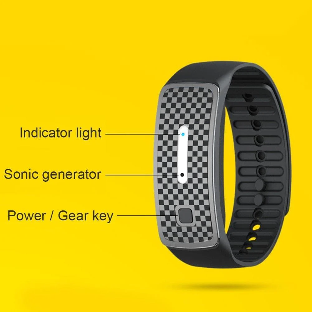 Ultrasonic Mosquito Repellent Bracelet - USB Charging - Image 7