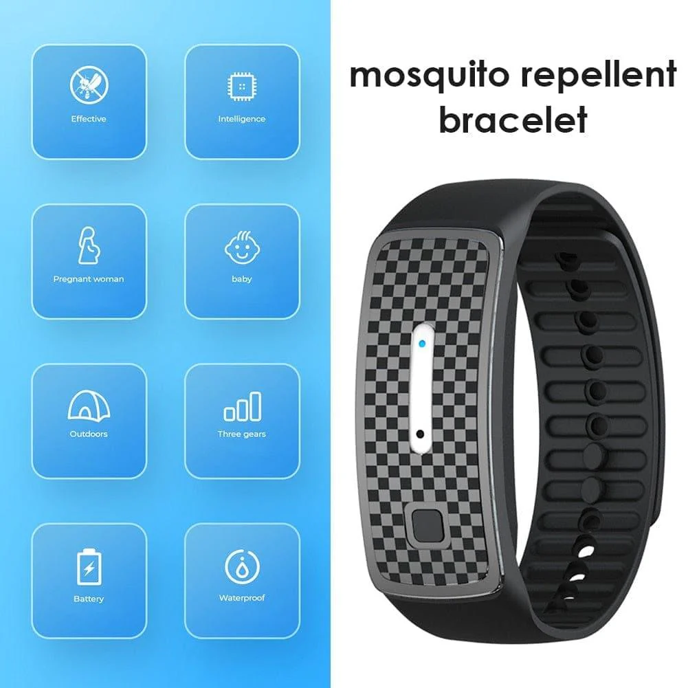 Ultrasonic Mosquito Repellent Bracelet - USB Charging - Image 8