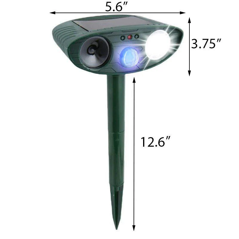 Ultrasonic Rabbit Repeller – Solar Powered and Flashing Light – Get Rid of Rabbits - Image 7