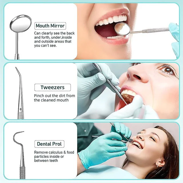 Ultrasonic Scaling Wand: Efficient and safe tooth cleaning at home with LED light and USB quick-charge function - Image 3