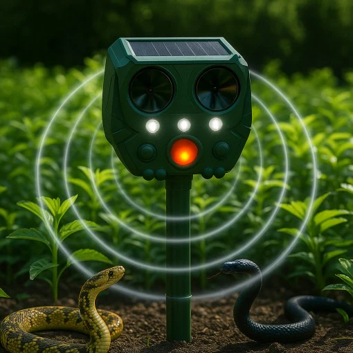 Ultrasonic Solar Snake Repeller