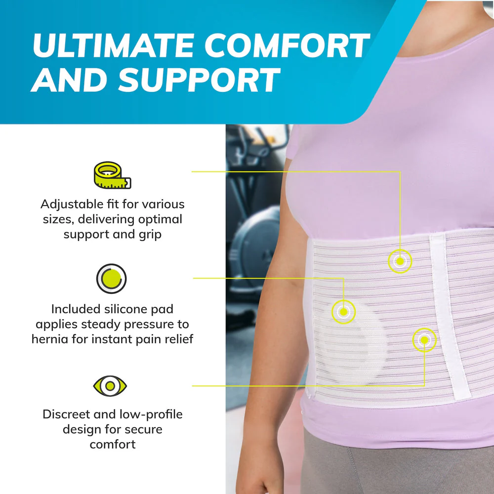 Umbilical & Abdominal Hernia Support Belt with Pad - Image 3