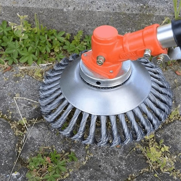 Unbreakable Wired Trimmer Blade - Round Edge Grass Trimmer with Blades for Weed Removal, Gifts for Gardeners - Image 2