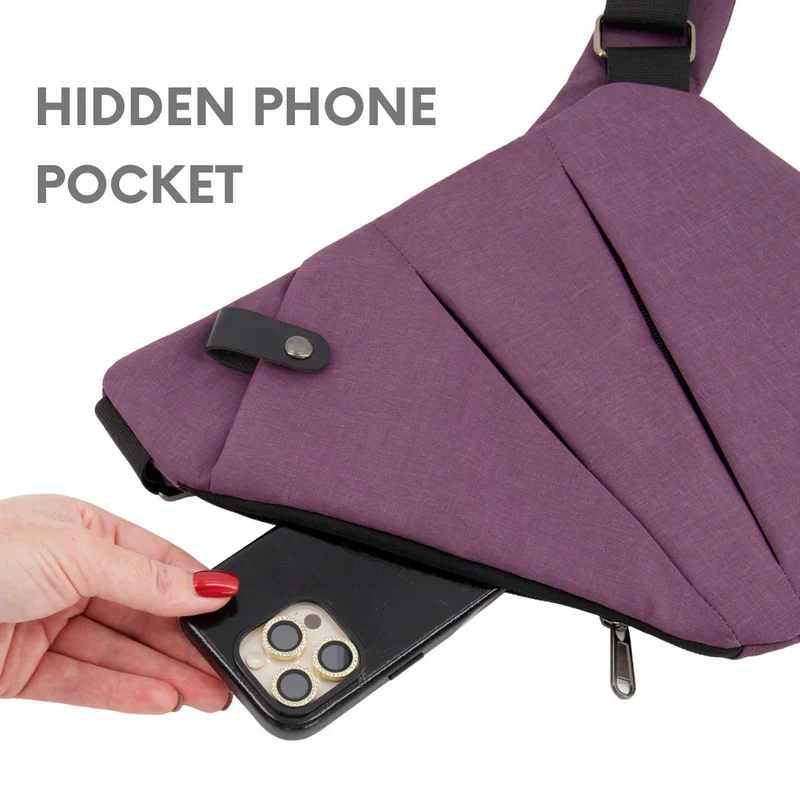 Unisex Anti-Theft Crossbody Bag - Image 20