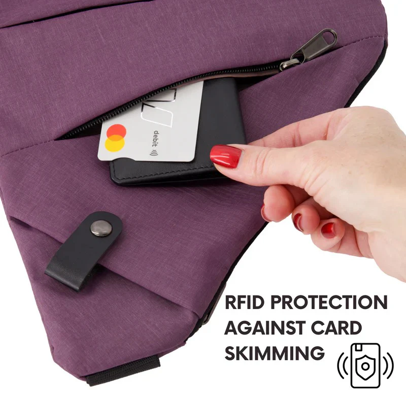 Unisex Anti-Theft Crossbody Bag - Image 23