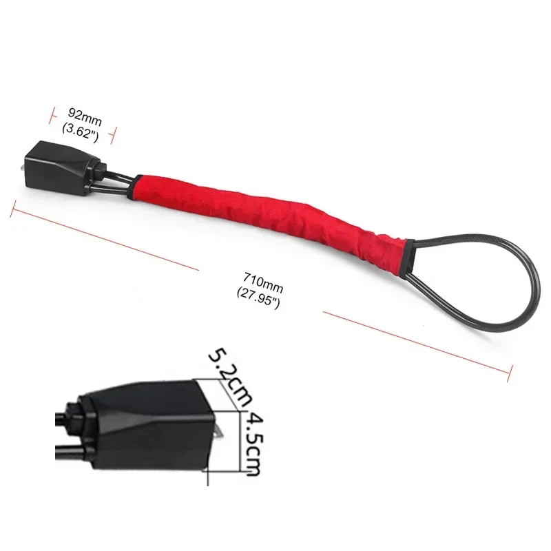 Universal Car Steering Wheel Lock with Seat Belt Security - Image 3