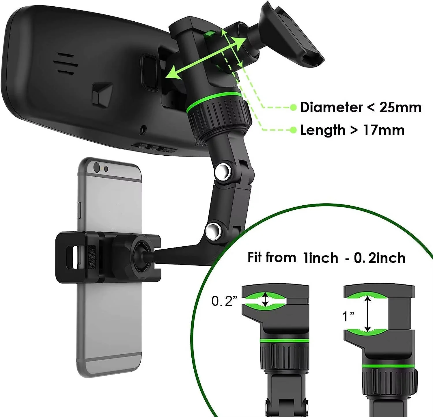 Universal Cell Phone Holder Mount for Car - Image 3