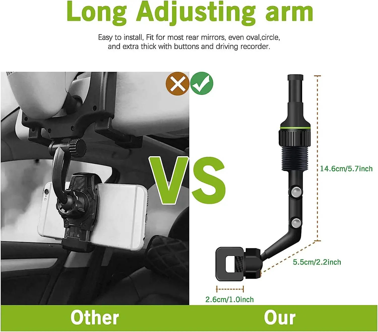 Universal Cell Phone Holder Mount for Car - Image 4