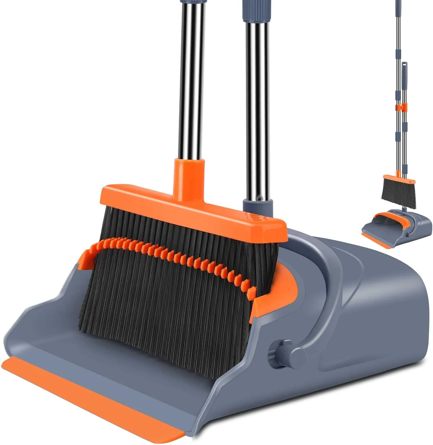 Self-Cleaning Broom And Dustpan Set - Image 3