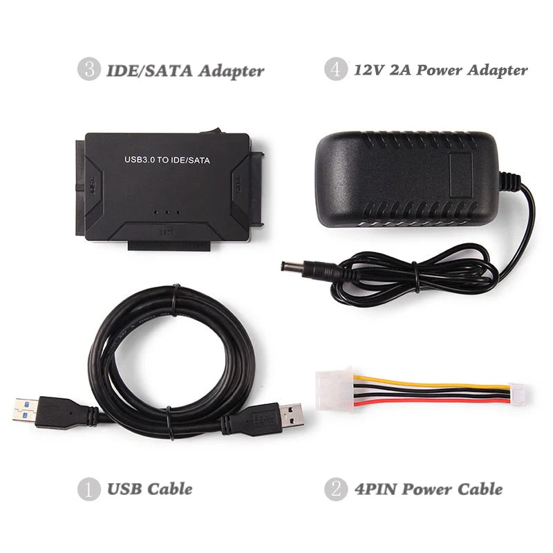 USB 3.0 to IDE/SATA Hard Drive Adapter - Image 7