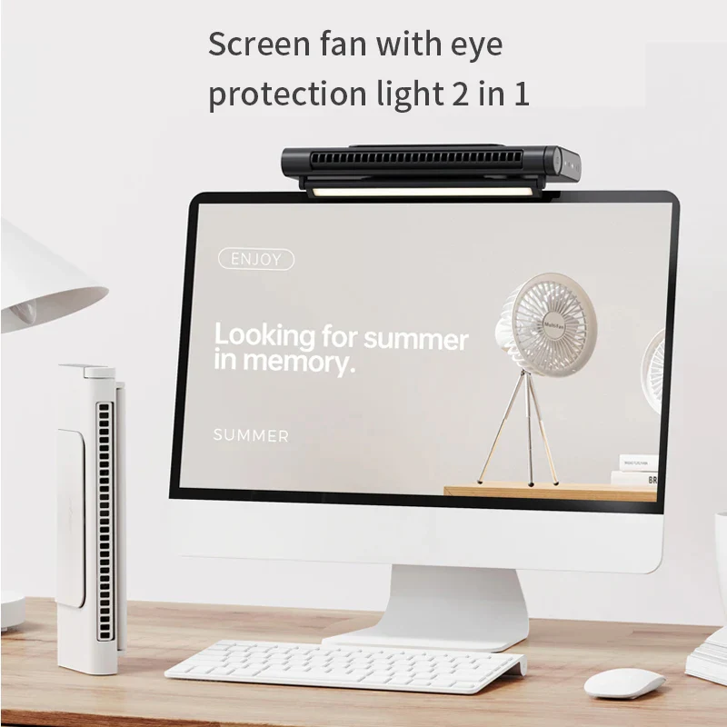 USB Bladeless Fan and Desktop Air Conditioner - Image 2