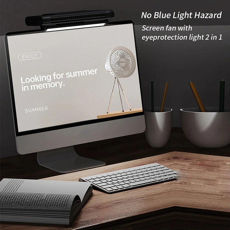USB Bladeless Fan and Desktop Air Conditioner - Image 4