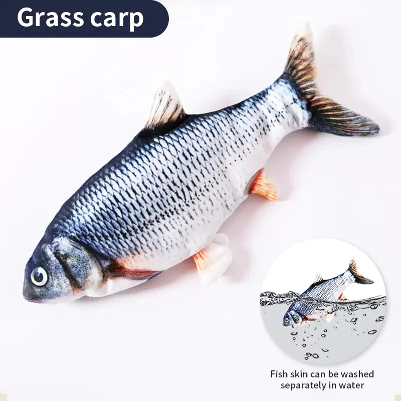 USB Charging Interactive Cat Toy Fish - Image 4