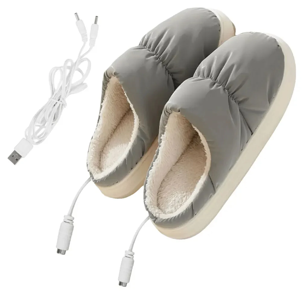 USB Heated Slippers Electric Foot Warmer - Image 3