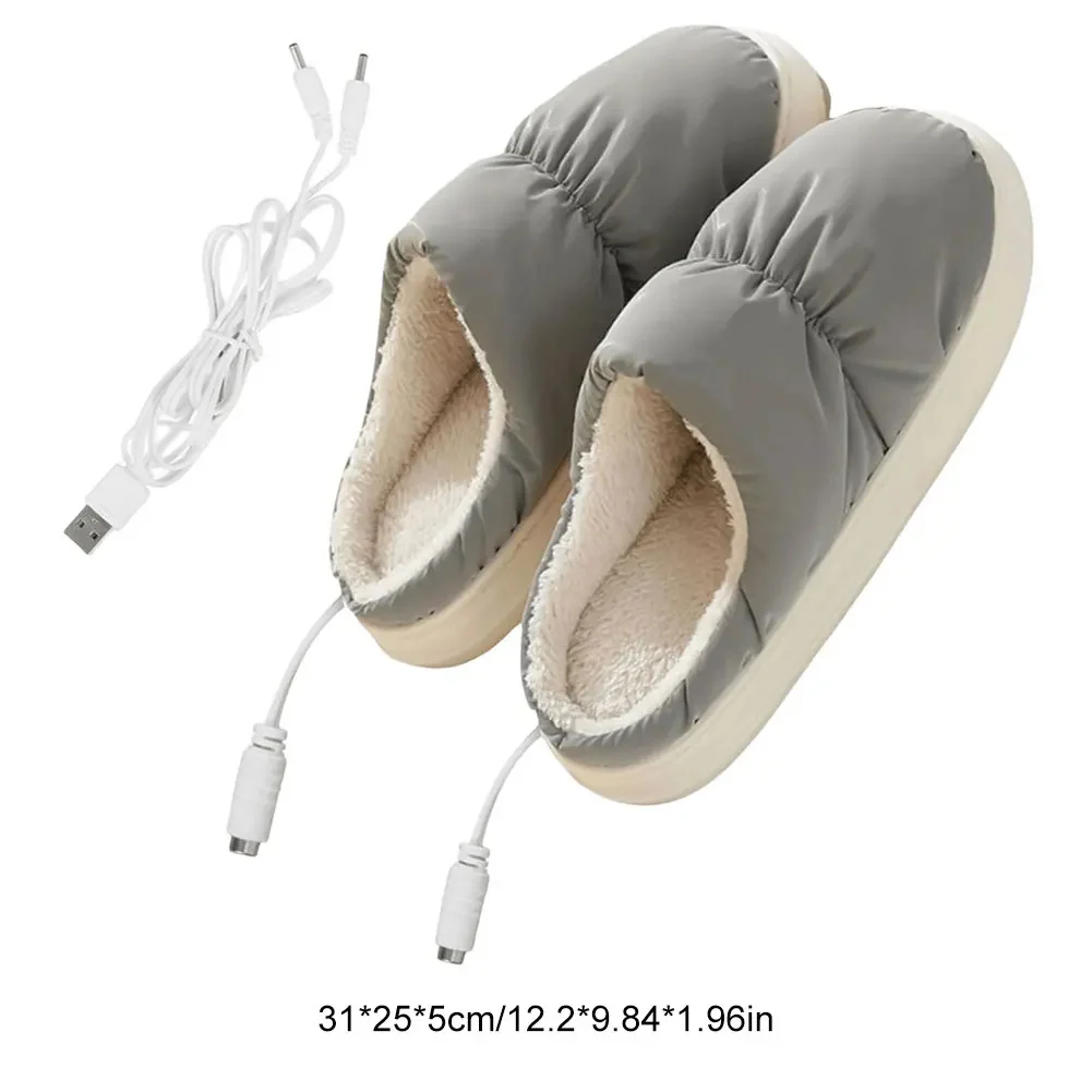USB Heated Slippers Electric Foot Warmer - Image 7