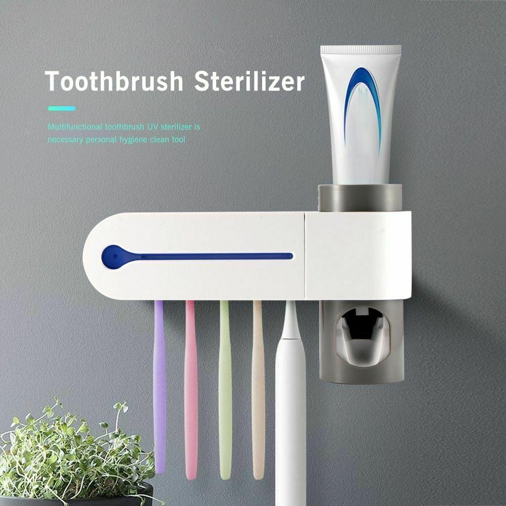 UV Light Toothbrush Sterilizer & ToothPaste Dispenser - Image 5