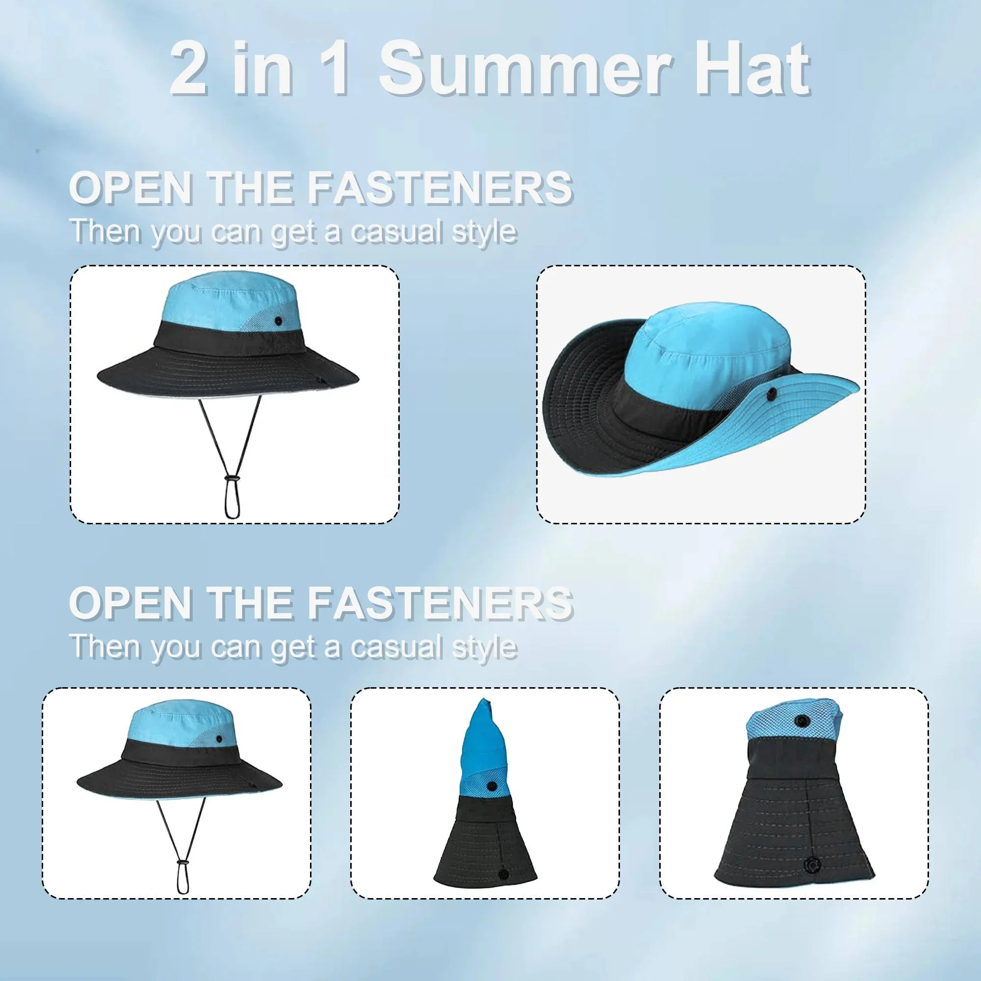 UV Protection Foldable Sun Hat - Image 3