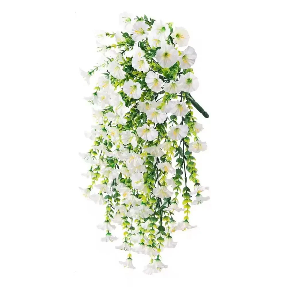 UV Resistant Artificial Morning Glory Flower Hanging Decor - Image 3