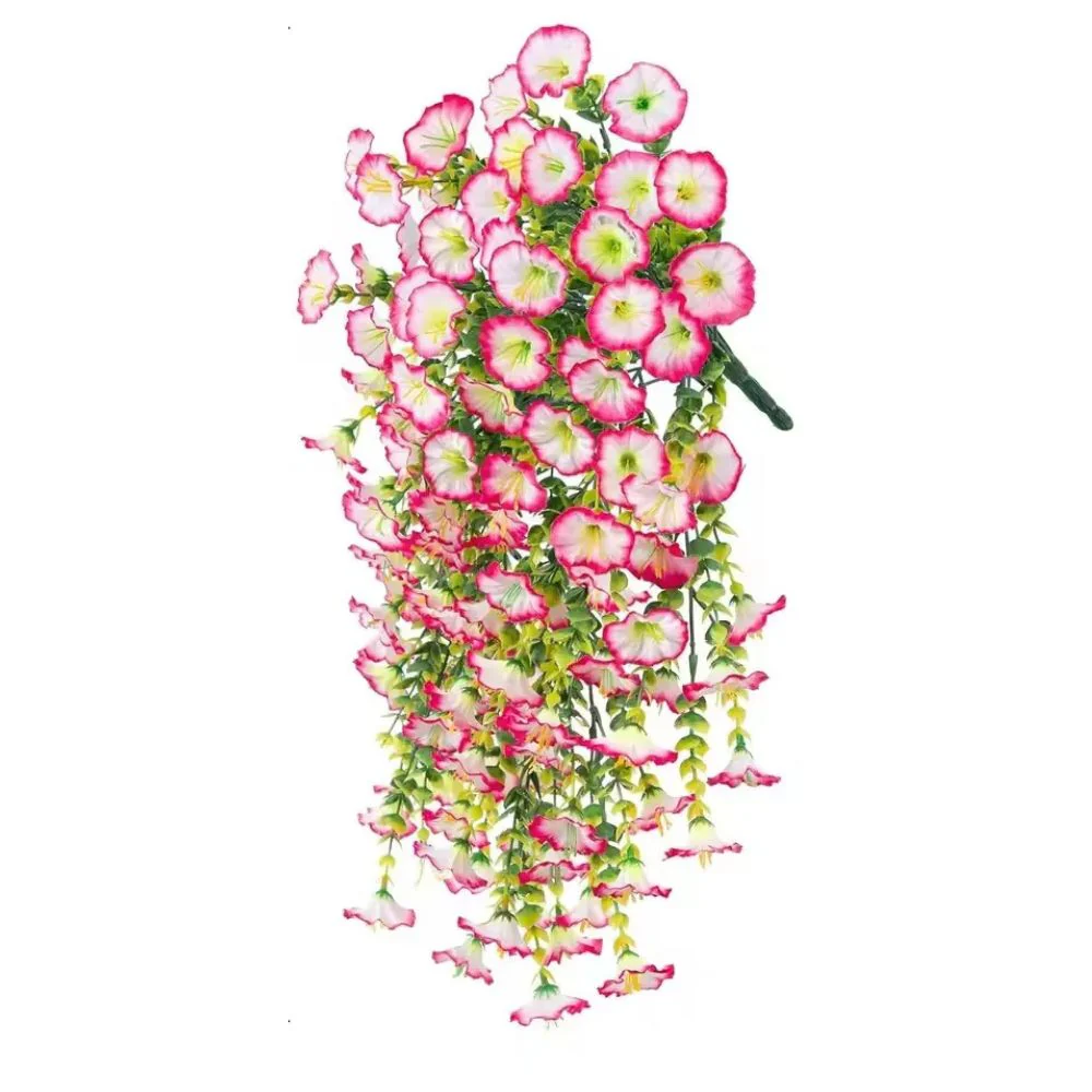 UV Resistant Artificial Morning Glory Flower Hanging Decor - Image 5
