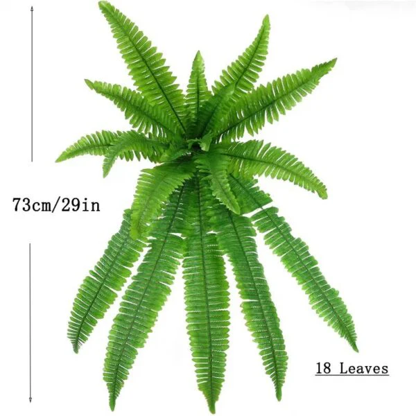 UV Resistant Lifelike Artificial Boston Fern - Image 2