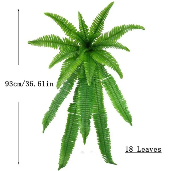 UV Resistant Lifelike Artificial Boston Fern - Image 3