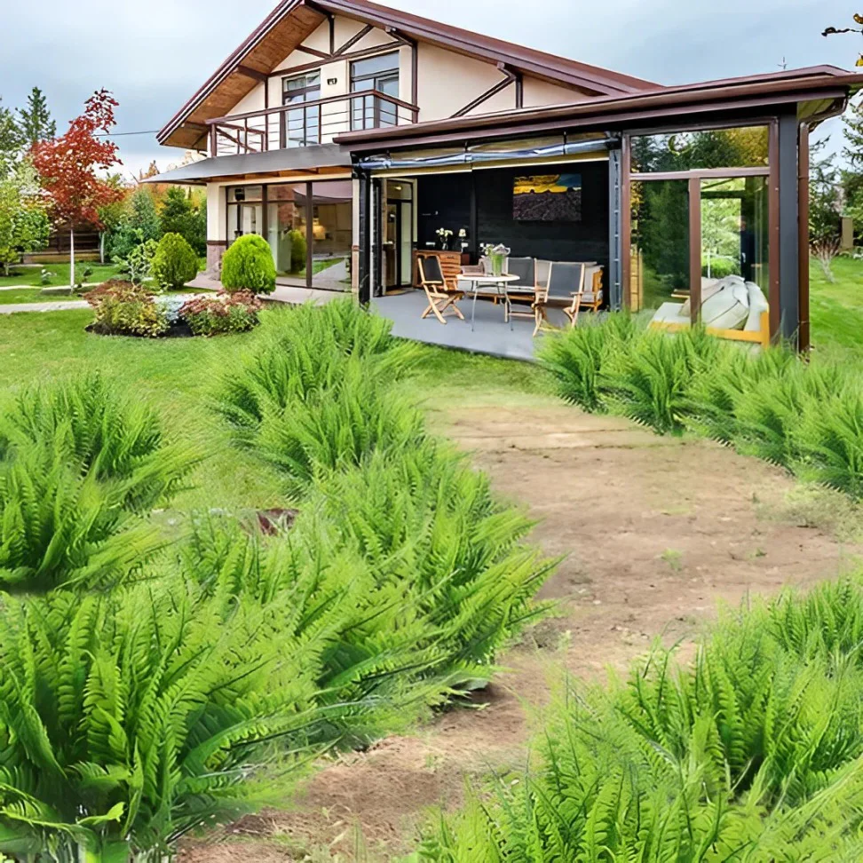 UV Resistant Lifelike Artificial Boston Fern For Outdoors - Image 4