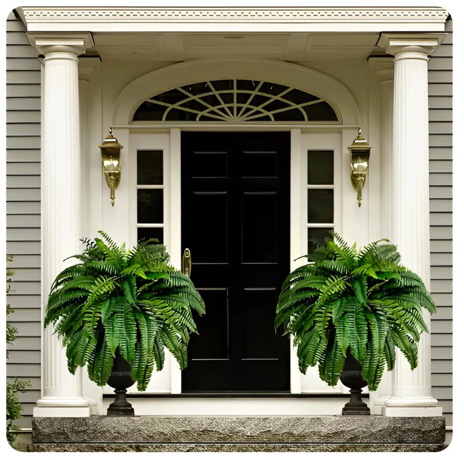 UV Resistant Lifelike Artificial Boston Fern For Outdoors - Image 5