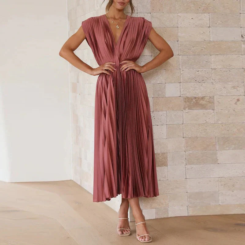 V-neck Dress - Image 3