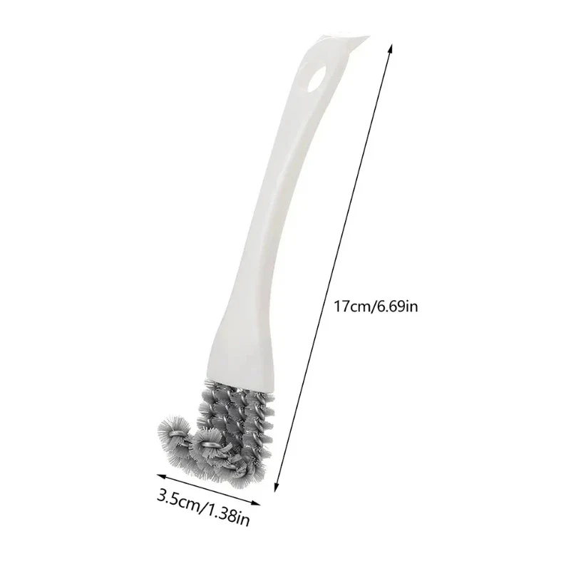 V-Shaped Barbecue Grill Brush with Scraper - Image 4