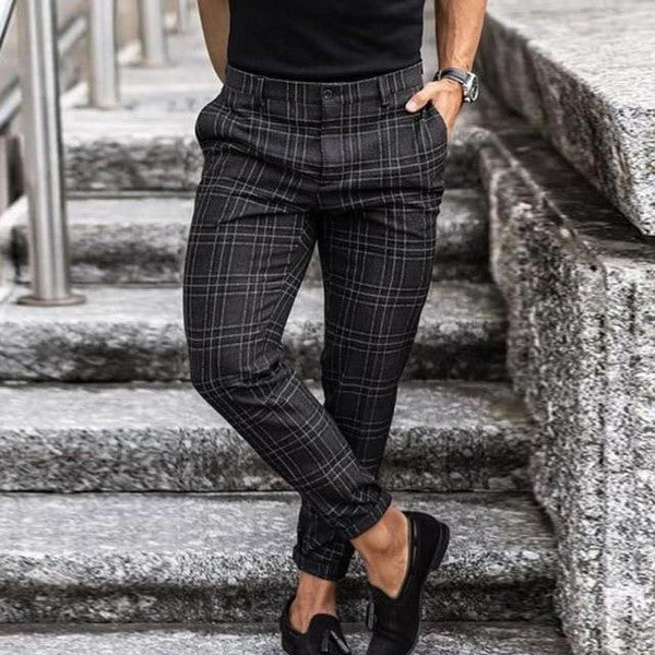 Vintage Checkered Pants - Image 4