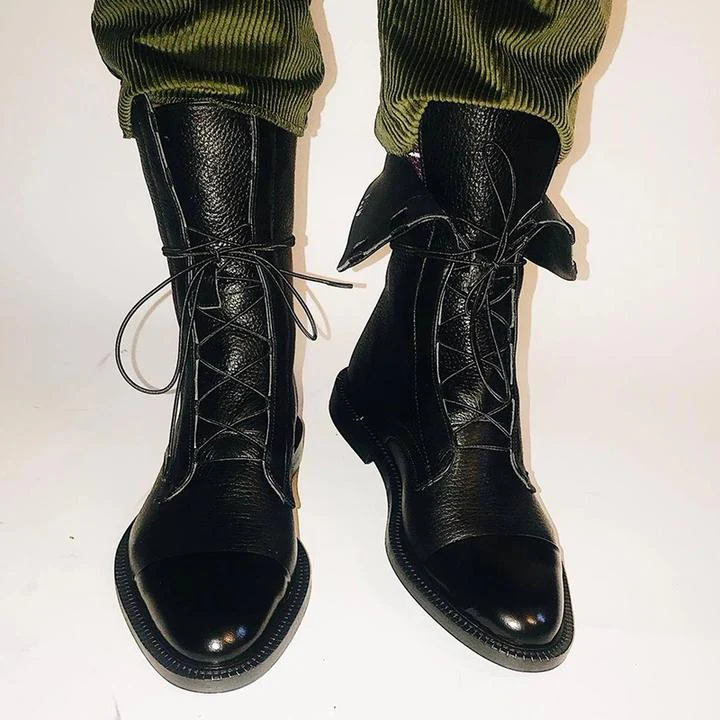 Vintage Heeled Ankle Boots For Women - Image 10