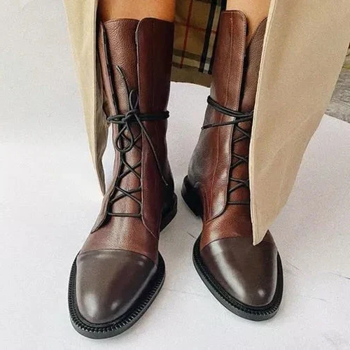 Vintage Heeled Ankle Boots For Women - Image 11