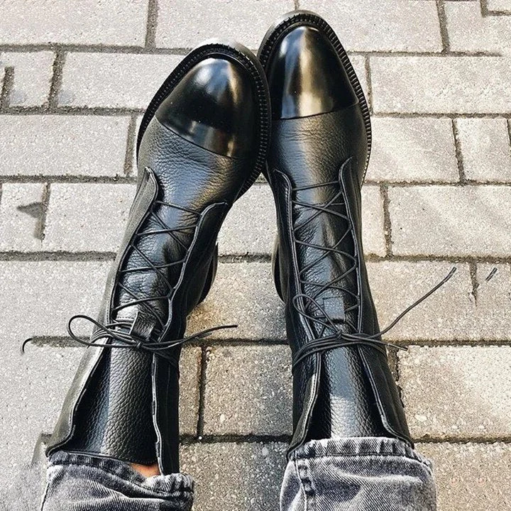 Vintage Heeled Ankle Boots For Women - Image 3