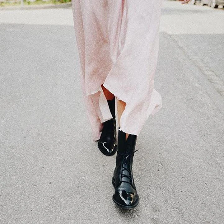 Vintage Heeled Ankle Boots For Women - Image 5